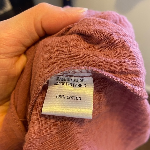 2 FOR $25 DREW PINK FLOWY DRESS SLEEVELESS COTTON SIZE XS NEW $210 - Picture 6 of 7